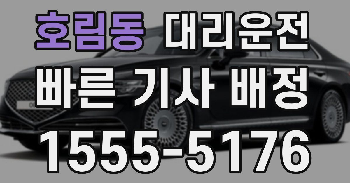 일일대리기사