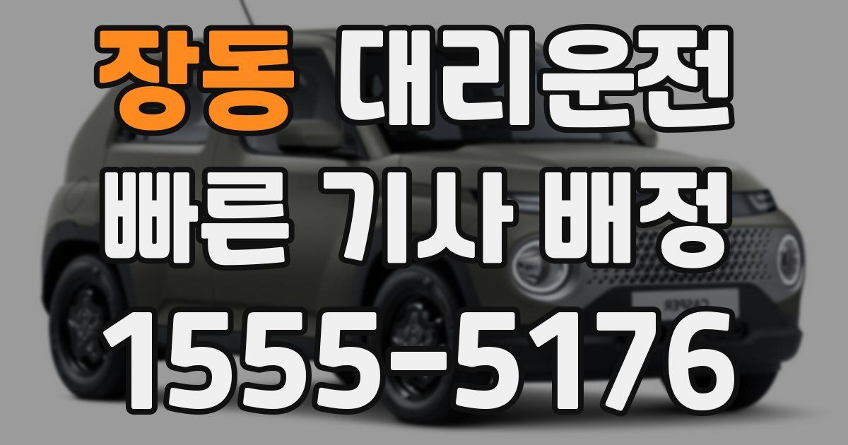 일일대리기사