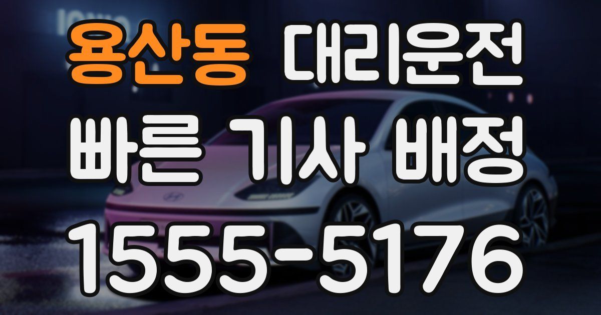 일일대리기사