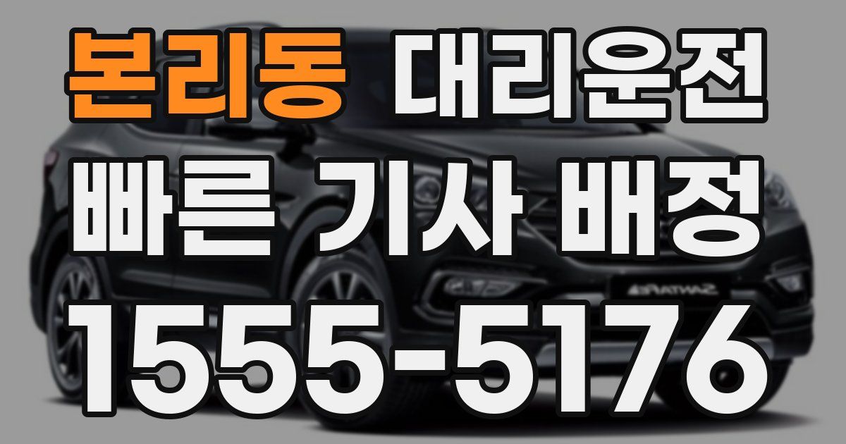 일일대리기사