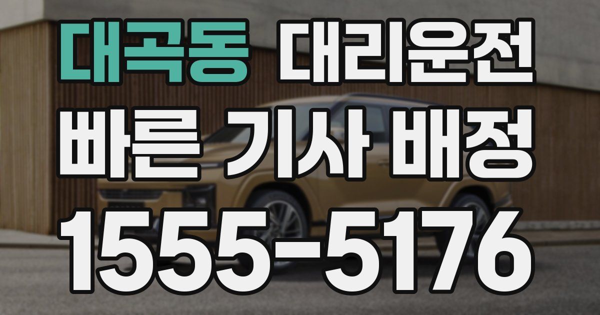 일일대리기사