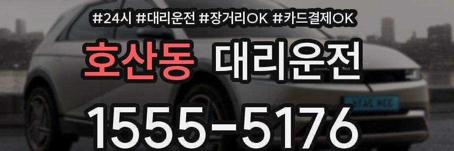 호산동 대리운전