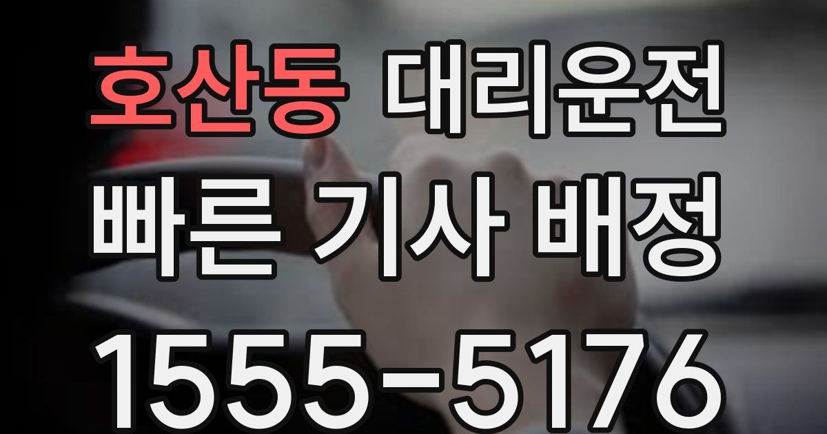 일일대리기사
