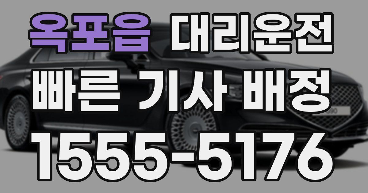 일일대리기사