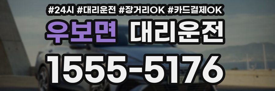 우보면 대리운전