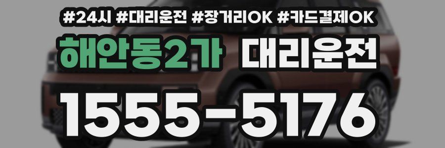 해안동2가 대리운전
