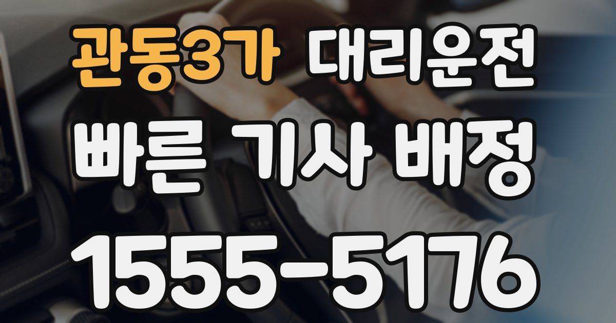 일일대리기사