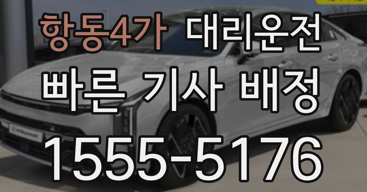 일일대리기사