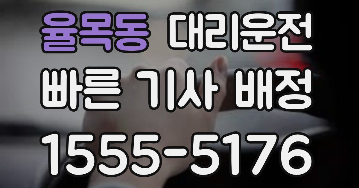 일일대리기사