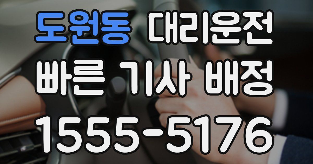 일일대리기사