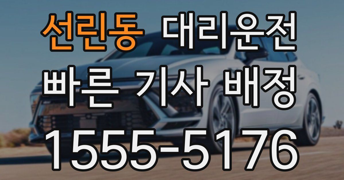 일일대리기사