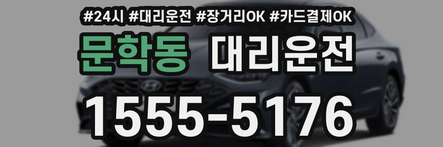 문학동 대리운전