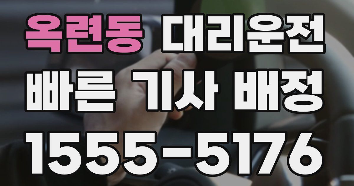 일일대리기사