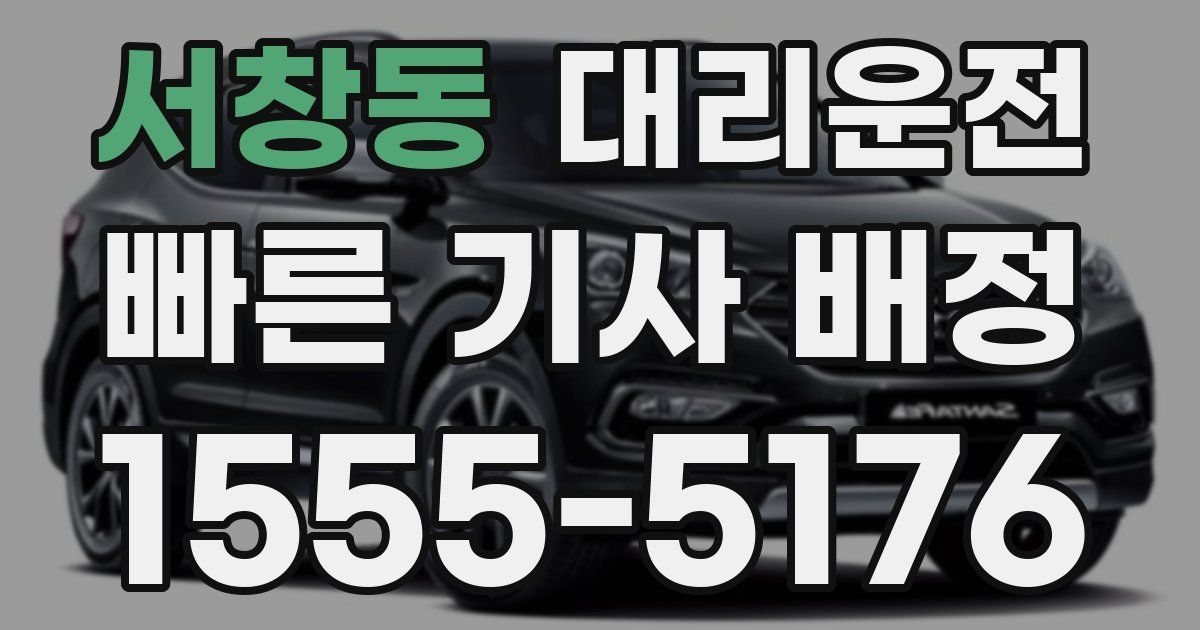일일대리기사