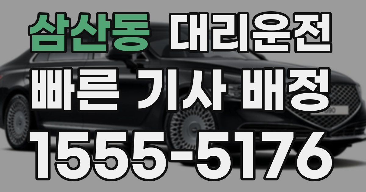 일일대리기사