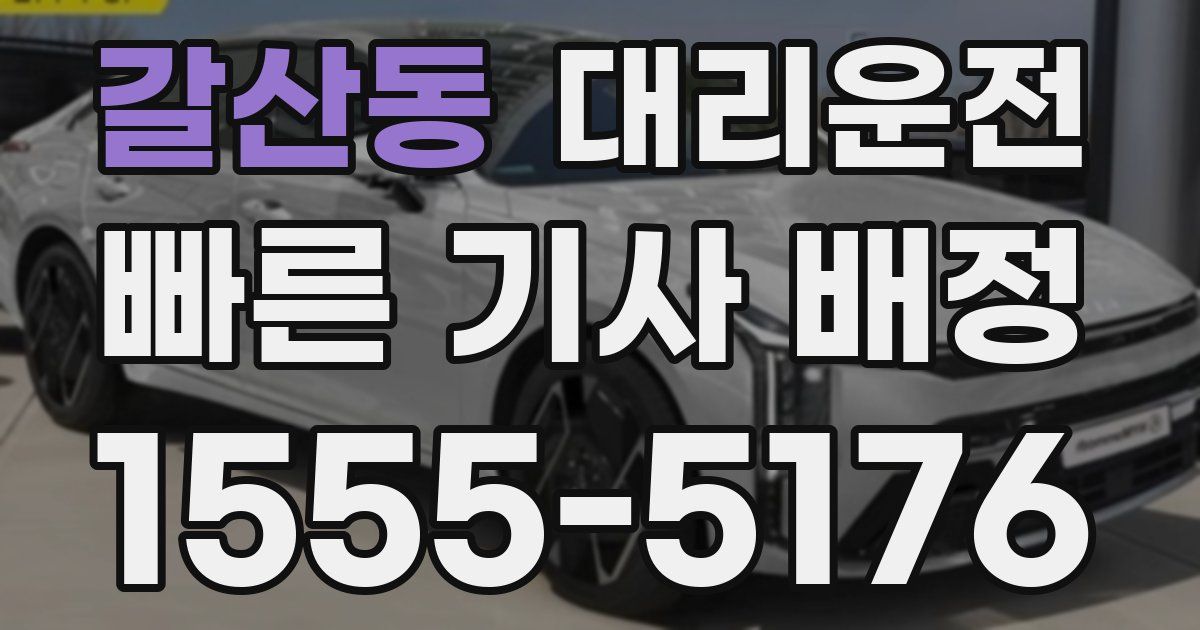 일일대리기사