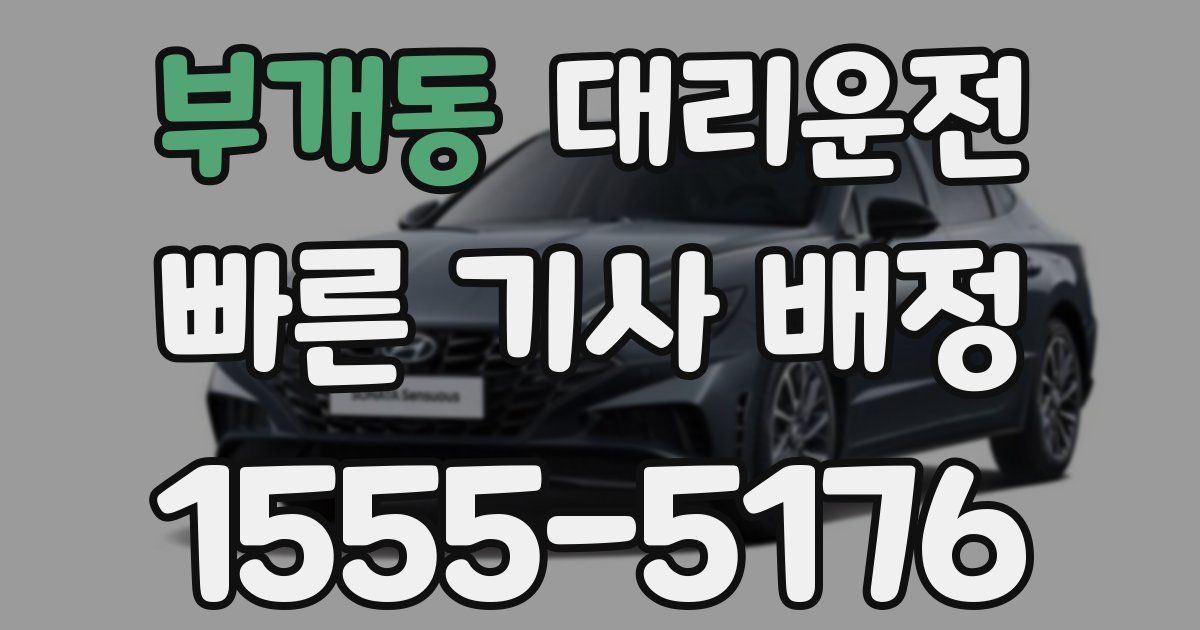 일일대리기사