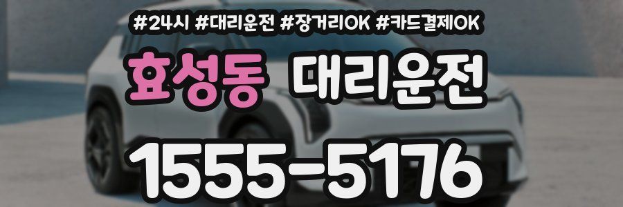 효성동 대리운전