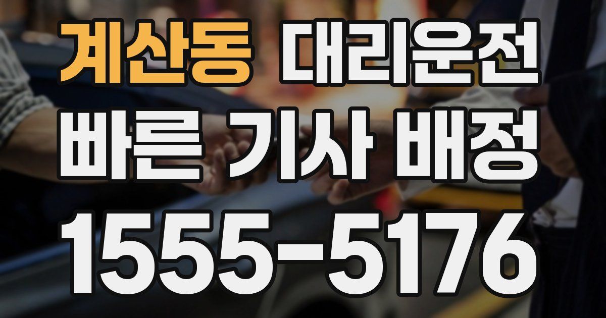 일일대리기사