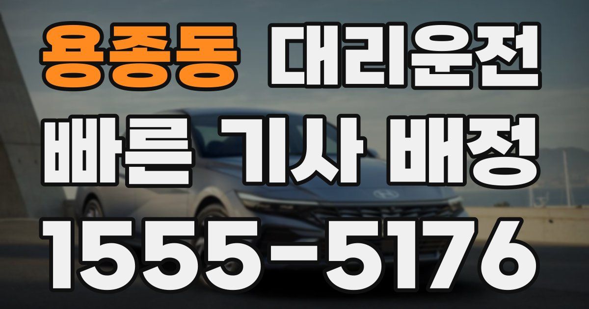 일일대리기사