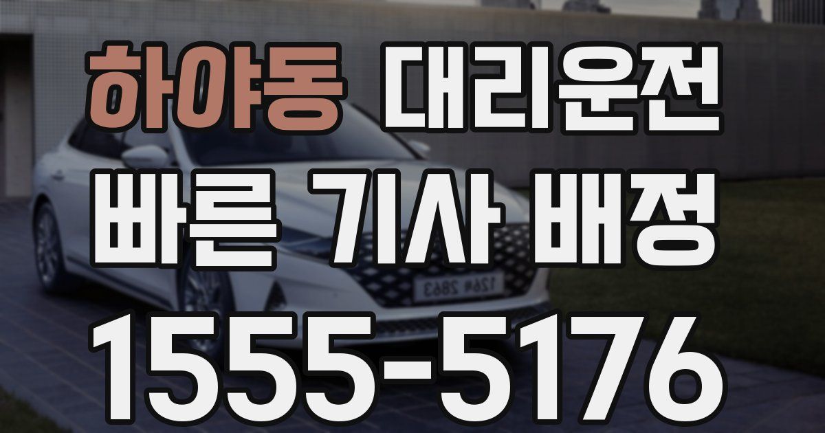 일일대리기사