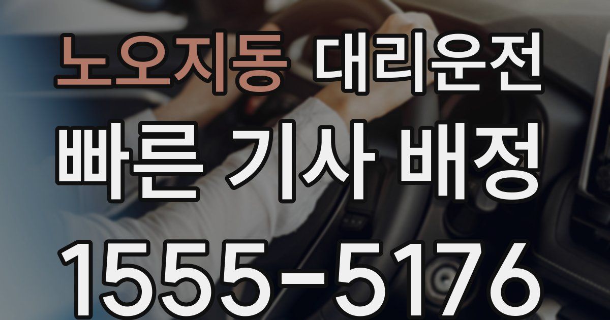 일일대리기사
