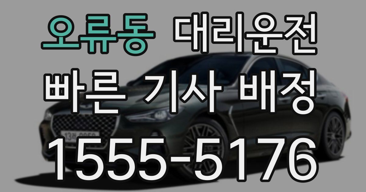 일일대리기사