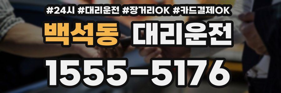 백석동 대리운전