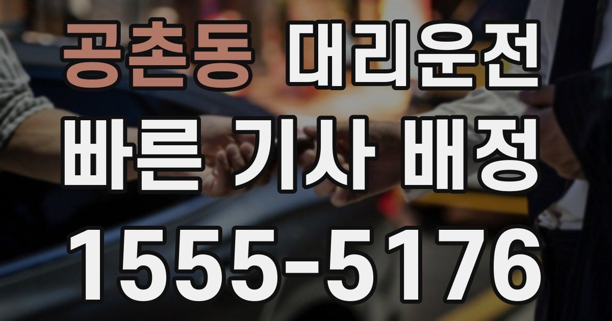 일일대리기사