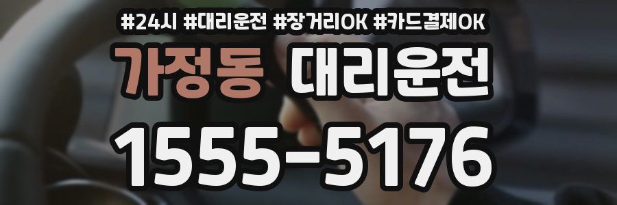 가정동 대리운전