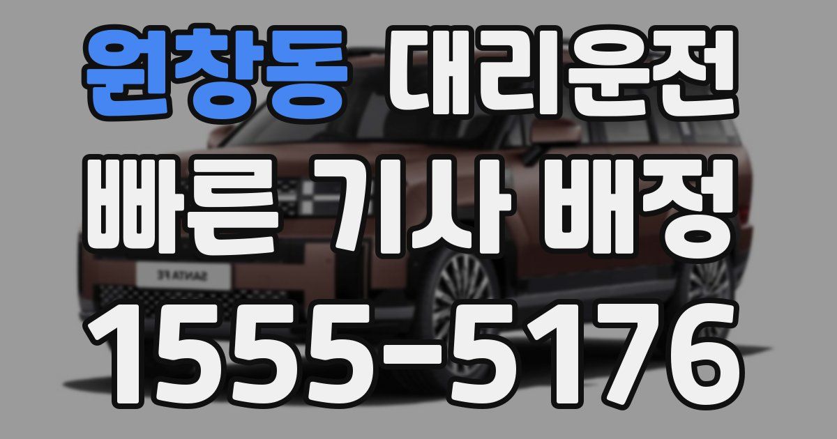 일일대리기사