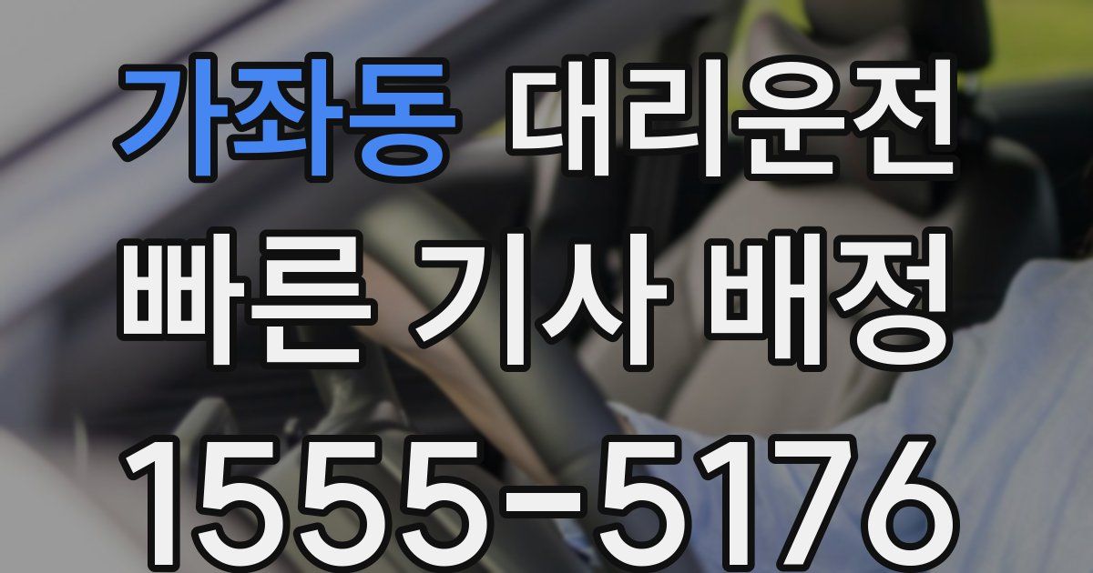 일일대리기사