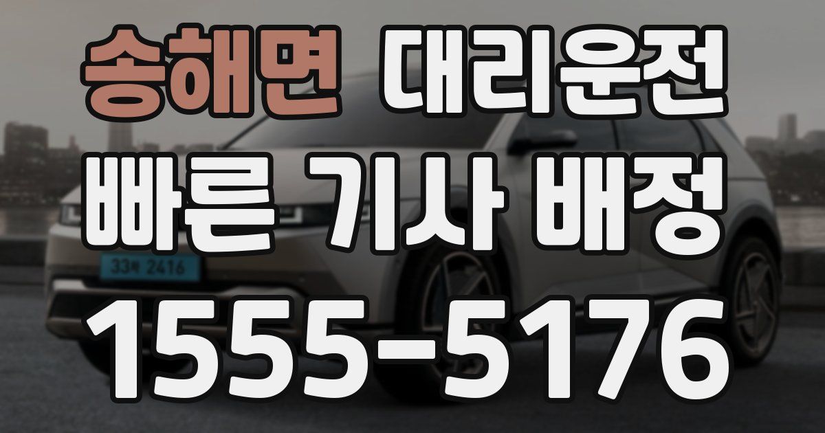 일일대리기사