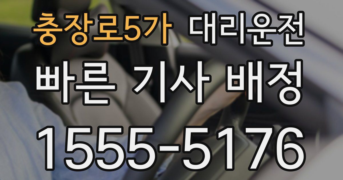 일일대리기사