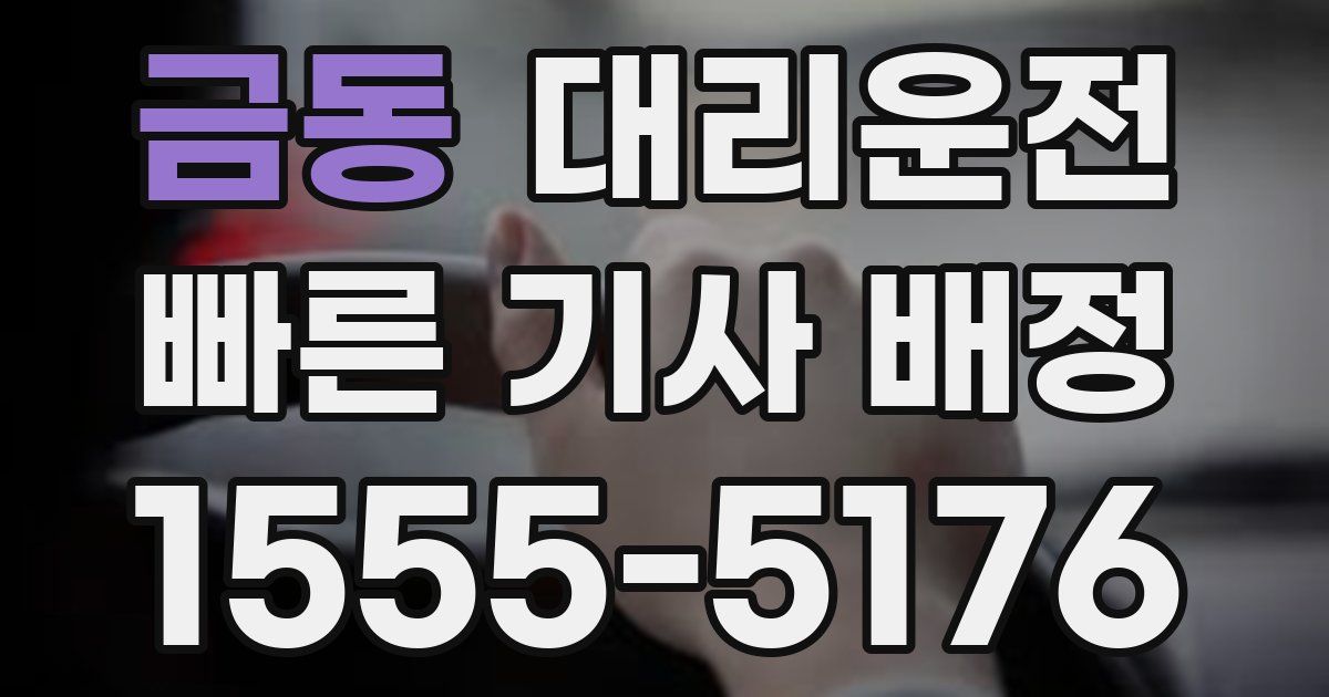 일일대리기사