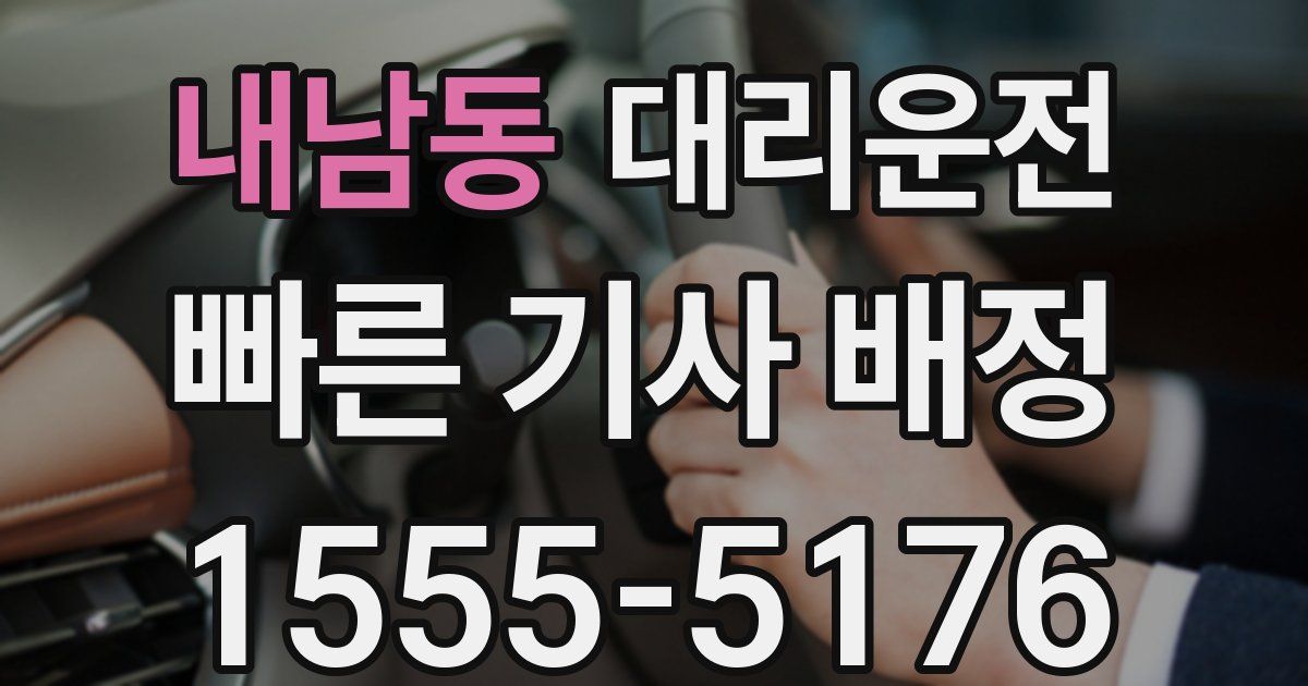일일대리기사