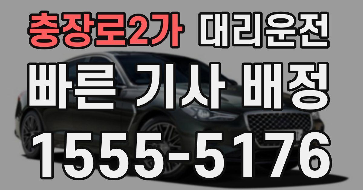 일일대리기사