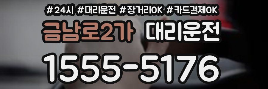 금남로2가 대리운전