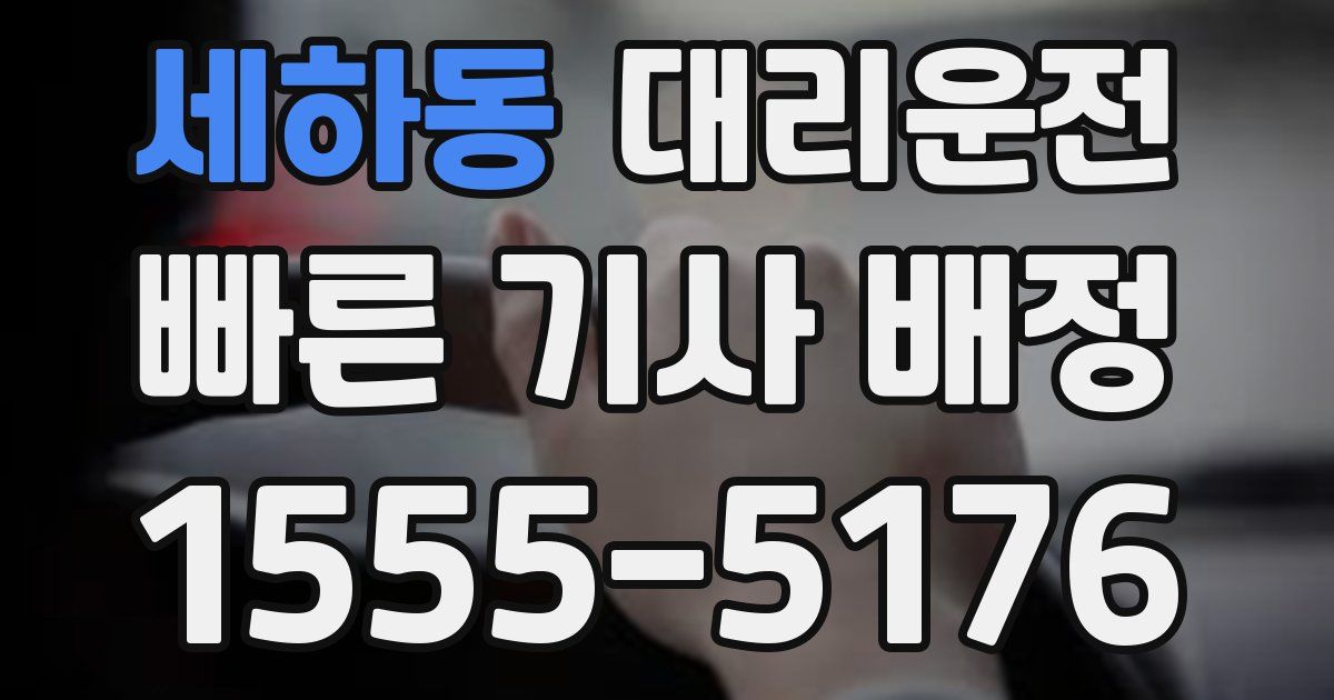 일일대리기사