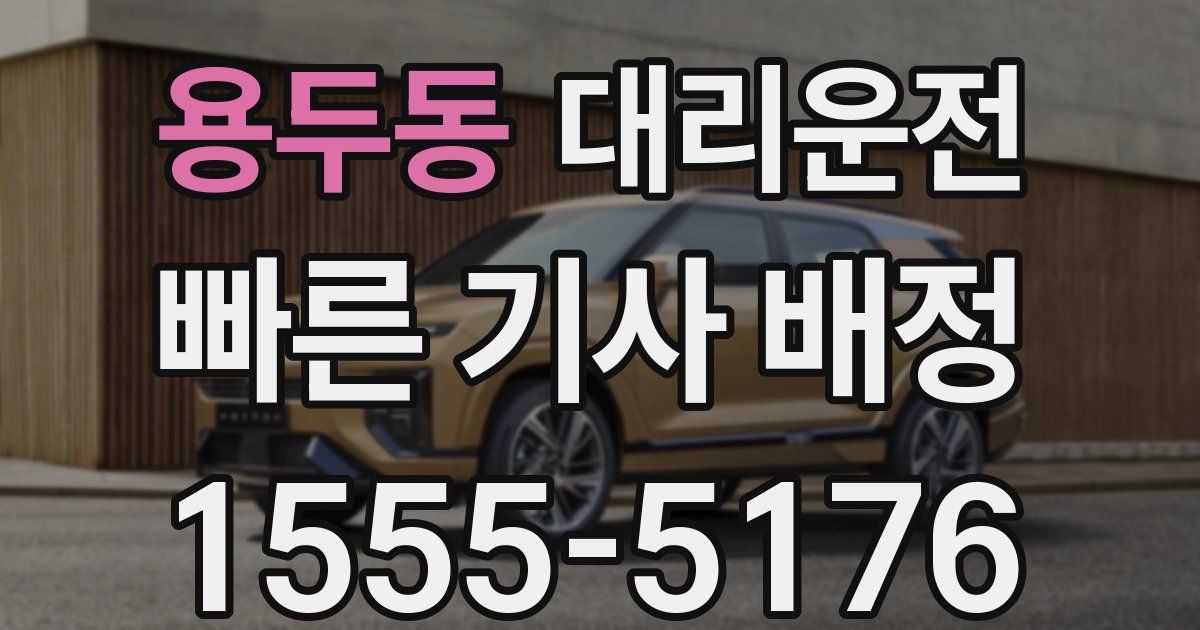 일일대리기사