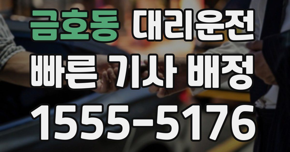 일일대리기사