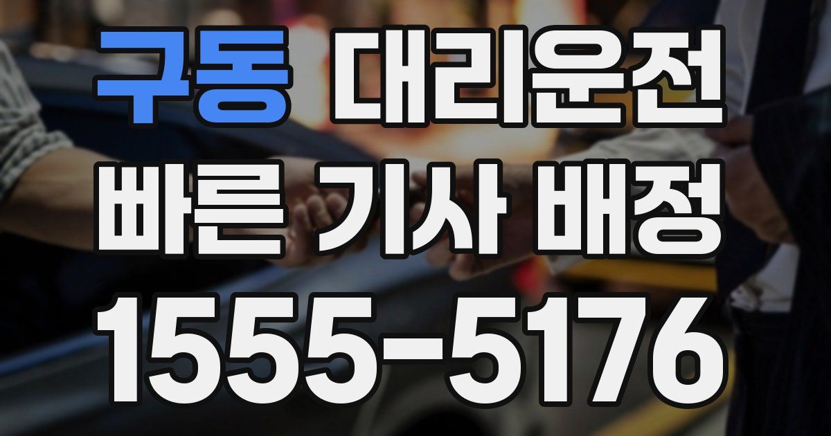 일일대리기사