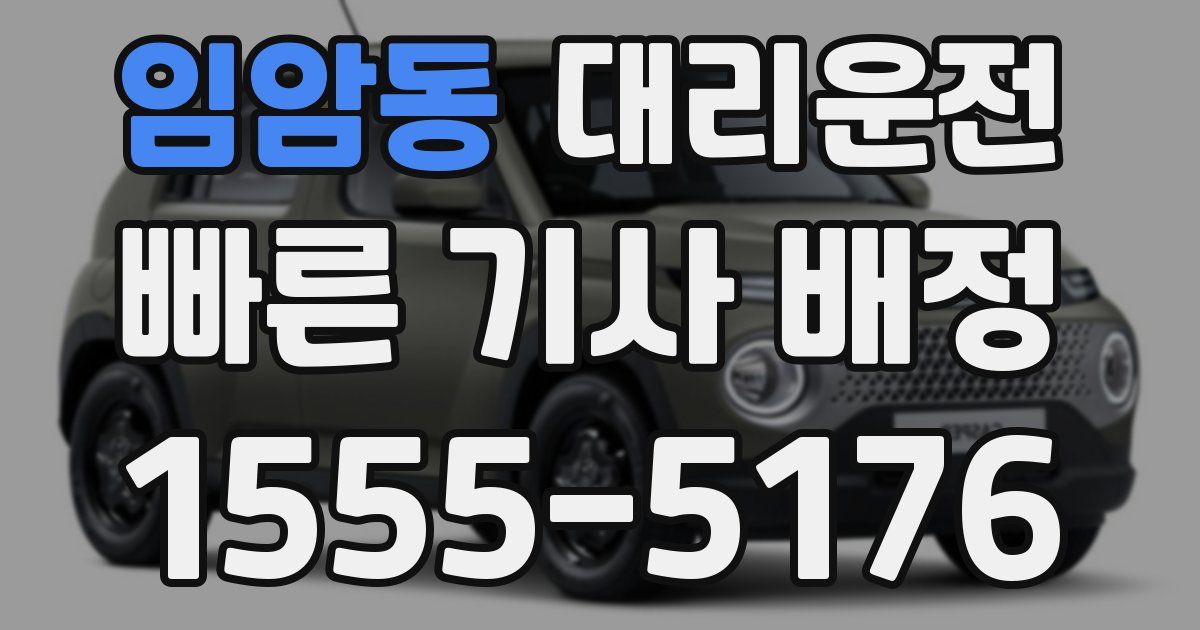 일일대리기사