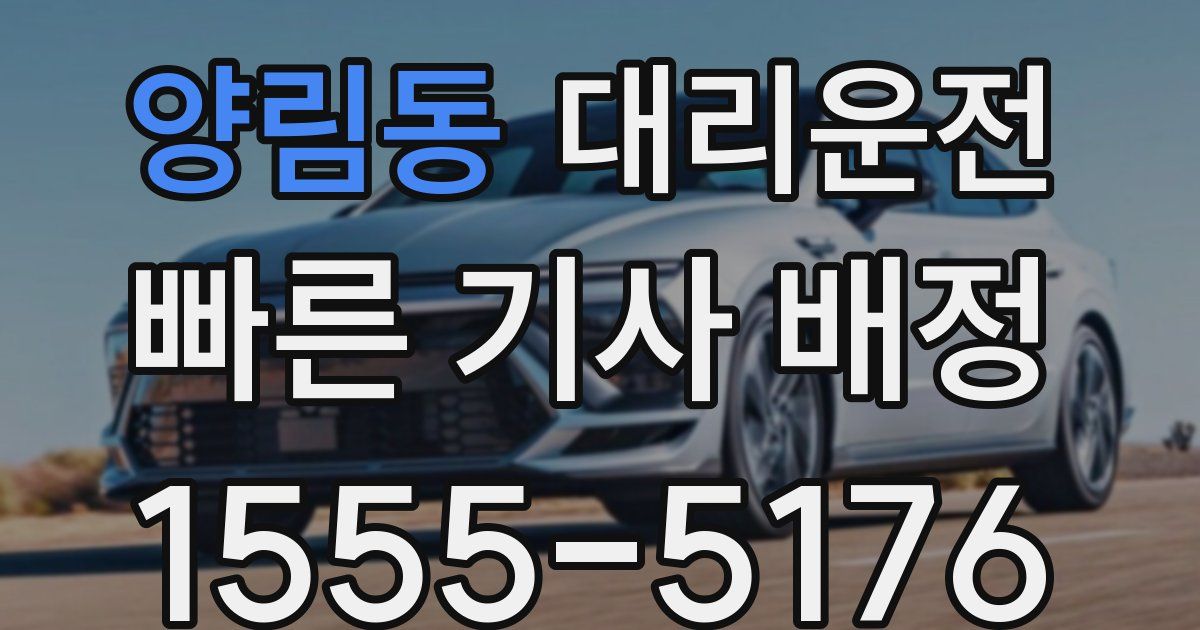 일일대리기사
