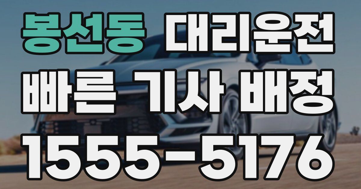 일일대리기사