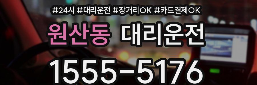 원산동 대리운전