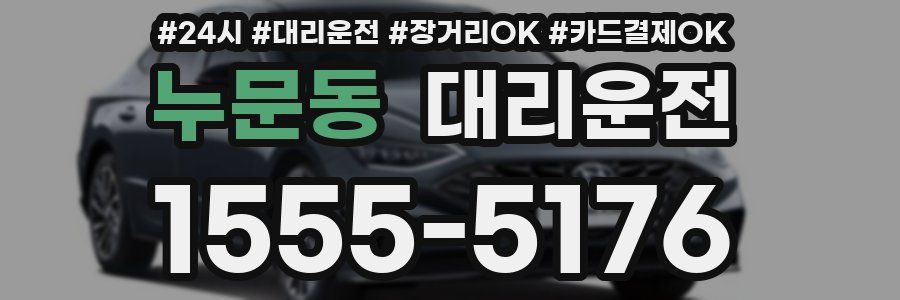 누문동 대리운전