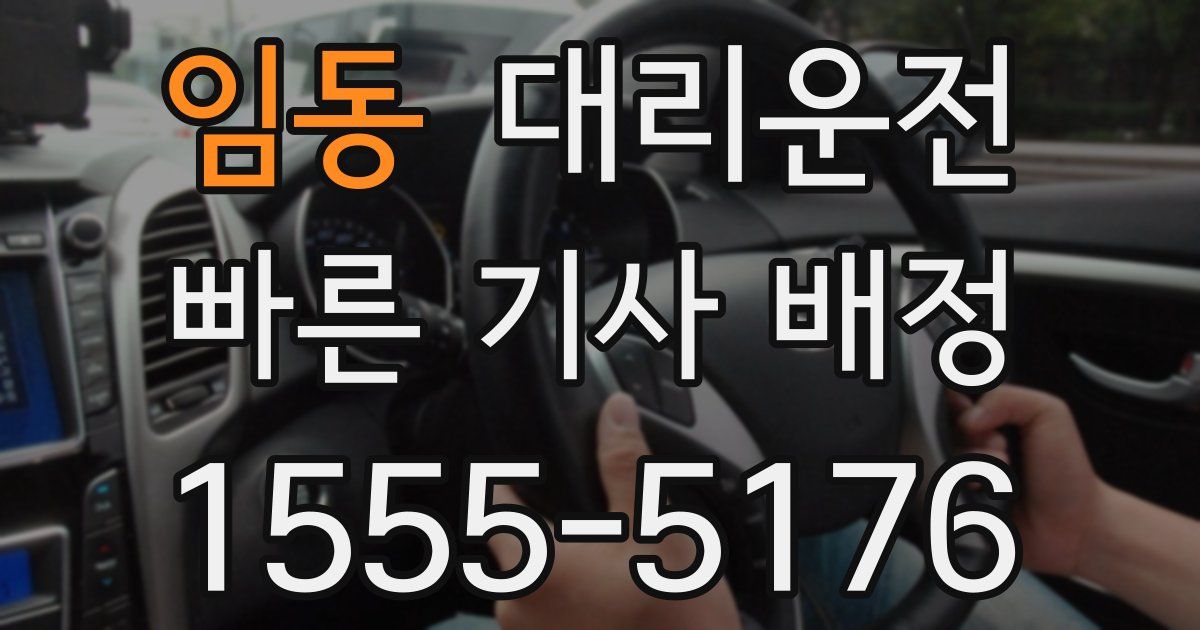 일일대리기사