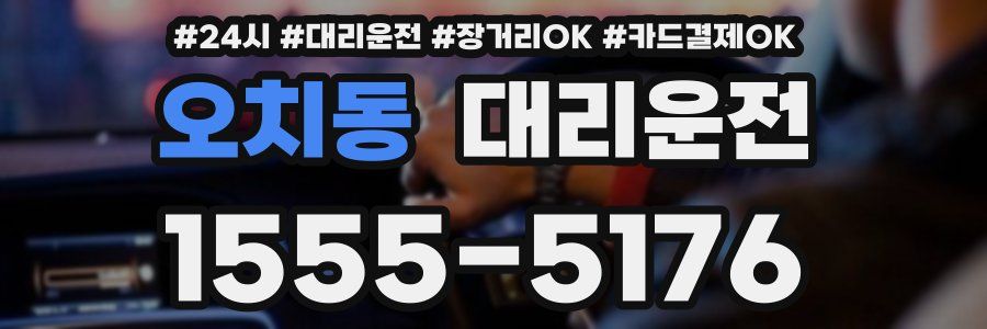 오치동 대리운전
