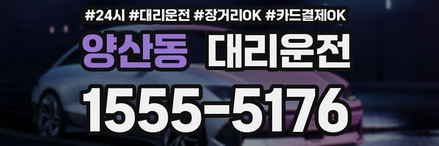 양산동 대리운전